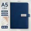 Cuaderno A5 Personalizable con Impresión de Logo, Engrosado con Cierre de Broche, Cuaderno de Oficina para Negocios, Superficie de Cuero Suave, Venta al por Mayor