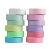 Yida Fita Washi Colorida Pura Transfronteiriça Conjunto Fita para Diário de Mão Colagem com Diário de Mão DIY Coisas Pequenas Coloridas