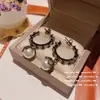 Aretes de Piedra Preciosa Huevo de Paloma Gaoding Jewelry Color Fuego Brillante Chapado en Oro de 18K Pulsera Irregular Grande de Zirconia