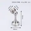 Aço inoxidável sucção de porta perfuração cozinha banheiro anti-ferrugem batente de porta sucção magnética forte porta sucção de piso quarto porta topo janela ferragens