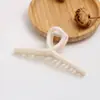Acessórios de Cabelo da Moda Presilha de Cabelo Grande Presilha de Garra de Tubarão Coreana para a Parte de Trás da Cabeça Pente Elegante Acessório de Cabelo para Mulheres
