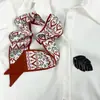 (Personalizado) Bufanda de Seda de Moda Corbata Lazo para el Cabello Adorno para la Cabeza Sentido de Alta Gama Pequeño Fresco Fina Estrecha Banda para el Cabello de Mujer Cinta Primavera y Otoño