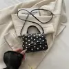 Bolso cuadrado pequeño para mujer, de un solo hombro, cruzado, de mano, simple y moderno, con lunares, fresco para el otoño 2026, nuevo, de gran capacidad, a la moda