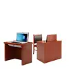 Mesa de Computador Dobrável, Mesa de Computador Multimídia Escolar, Mesa de Conferência, Mesa Dobrável com Monitor Oculto, Mesa Dobrável Camuflada