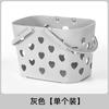 Cesta de Mano para Baño de Gran Capacidad Multifuncional Color Valor Cesta de Compras Love Hollow Cesta de Mano para Almacenamiento de Baño