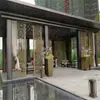 Hotel Profissional de Cinco Estrelas Comercial Tela Esculpida em Alumínio Personalizada Venda Direta da Fábrica Arte em Metal Simples Moderna Tela Esculpida em Alumínio