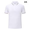 Camisa polo de algodão de fibra longa de alta qualidade, sem bolinhas, lapela personalizada, respirável, elástica, roupa de trabalho para grupo, com logotipo impresso