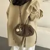 Bolso de Mano Nuevo de Felpa Otoño Bolso Versátil para Mujer Gran Capacidad para Viajes al Trabajo Bolso de Hombro de Piel Bolso Cruzado Casual de Moda