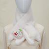 Bufanda Maomao para Mujer Invierno Cálido Estilo Coreano Versátil Bufanda Cruzada Imitación Piel de Conejo Rex Protección para el Cuello Estilo Nuevo Bufanda Pequeña
