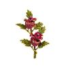 Broche de rosa vintage creativo de pedrería flor romántica prendedor para traje de hombre abrigo accesorios de ropa broche de aleación