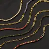 Pulseira Colorida de Zircônia 2025 para Mulheres, Corrente Tennis Fashion Versátil, Joia de Design de Nicho, Aço Titânio, Não Desbota