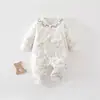 Mameluco de mariposa para recién nacido, mameluco de mariposa de algodón puro para bebé de otoño e invierno, ropa sin costuras, mameluco estilo monje para recién nacido, mameluco de primavera y otoño para bebé