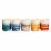 Velas en Taza de Cerámica Mate Hechas a Mano de Alto Nivel Personalizadas DIY, Velas Contenedor con Textura Artística para Exportación Transfronteriza