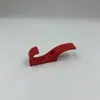 Gancho de plástico de cor contrastante, seguro e estável, gancho de parede multiuso para roupas, universal para banheiro e quarto, gancho de armazenamento