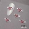 Explosões Vermelhas de Internet 520 Tanabata Joias para Nail Art Dia dos Namorados Coração Vazado Broca de Unha Acessórios Super Brilhantes para Nail Art de Amor