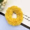 Diadema de felpa color caramelo coreano, cuerda para el cabello de imitación de pelo de conejo, linda celebridad de Internet Terry diy material hecho a mano Accesorios Venta al por mayor