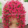 Amazon Enredadera de Flores Artificiales Colgante de Pared Enredadera de Gloria de la Mañana Planta Verde Artificial Falsa Simulación Enredadera de Gloria de la Mañana de Eucalipto de 69 Piezas