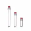 Em Estoque Tubo de Amostragem de Plástico 3ml Tubo de Ensaio Transparente Frasco para Pó 5ml Tubo para Líquido Essencial Frasco Dosador Cosmético