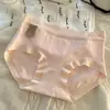 Ropa Interior de Algodón Puro para Mujer 2026 Nuevo Estilo de Verano para Niñas 100% Algodón 7A Antibacteriana Transpirable de Cintura Media Cómodos Pantalones Cortos Sin Costuras para Niñas