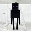 Llavero Colgante de Goma Suave 3D de Minecraft Dibujo Animado Creativo Colgante para Llave de Coche de Minecraft Adorno Figura