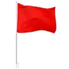 Mástil de bandera montado en el suelo, mástil de bandera para señalización de actividades al aire libre, acero inoxidable, engrosado, retráctil libremente, mástil de 2,3 m 4 m