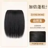 Peluca para Mujer, Extensión de Cabello para la Parte Superior de la Cabeza, Esponjosa y que Aporta Volumen, Almohadilla de Cabello Realista, Almohadilla de Cabello Invisible Sin Costuras para la Parte Alta de la Corona, Herramienta para Mejorar el Cabello