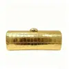 Bolsa Longa Baguete Padrão Crocodilo Retrô Europeia e Americana Clutch de Corrente Tendência para Encontro de Moto Festa Bolsa de Ombro Transversal
