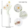 Amazon Cross-Border 4 Cabeças Cosmos Grande Gérbera Flor Silvestre Decoração de Casa Flor de Seda Decorativa Gérbera Flor Artificial