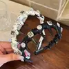 Sonho de BolinhasPreta e branca tiara com pente e coroa alta, acessório de cabelo de alta moda estilo francês