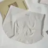 Bragas de Mujer sin Costuras, Transpirables, Ligeras, de Cintura Media, Estilo Chanel, Adornadas con Pedrería y Entrepierna Extendida, Hechas de Seda de Hielo