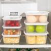 # Caja de Almacenamiento para Refrigerador Gran Capacidad Transparente Caja de Almacenamiento para Mantener Fresco Almacenamiento de Cocina Frasco Sellado Caja Organizadora de Alimentos para Frutas y Verduras