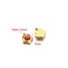Transfronterizo Nuevo Color Hao Piedra Adorno Colgante Cuentas Hexágono Corazón de Durazno Flor Piedra Cuadrada Adorno Accesorios