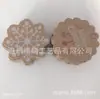 Etiqueta de Papel Kraft Corte Vazado Coração Ondulado Redondo Feito à Mão com Amor DIY Etiqueta para Assar