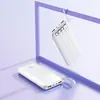 Cargador Rápido Super Rápido de 22.5W con Cable Integrado, Power Bank de 20000 mAh, Fuente de Alimentación Móvil Certificada 3C, Mini Compacto Portátil