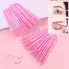 50 Piezas Cepillos Desechables Para Pestañas, Aplicadores de Mascara, Cepillo Para Pestañas, Cepillos Tipo Espátula Para Extensiones de Pestañas, Cepillo Tipo Espátula Para Cejas Sombra de Ojos