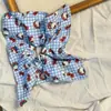 Scrunchie Cuadrado Lindo Gatito Coreano Nuevo Bufanda Cuadrada para Niños Lazo para Cola de Caballo Dulce Accesorio para el Cabello