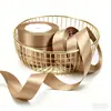Atacado do Fabricante Fita Larga de 3cm, Fita para Embrulho de Presente, Fita para Decoração de Casamento, Fita de Seda, Laço