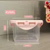 Caja de embalaje directa de fábrica para tarro de queso caja de embalaje para caja de leche de soja reciclable caja para mantener fresca tarta de lasaña 450ml