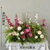 Estilo Floresta Flor Monet site de presente de casamento arranjo de flores para banquete de aniversário arranjo de chão carro de flores cerimônia de entrega paisagismo decoração de noivado