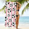 Toalla de Playa Rayada Jit para Dropshipping Transfronterizo en Amazon Temu, Toalla de Baño de Playa de Microfibra Estampada Digitalmente