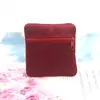 Bolsa de Almacenamiento Wenwan Bordado de Brocado Accesorios para Joyería Bolsa de la Suerte Adornos Regalos Botón a Presión Bolsa de Seda Bolsa con Cierre de Cremallera de Seda Bolsa Pequeña de Tela