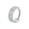Liga de Titânio G23 Zircônia Piercing Argola para Lábio Argola para Nariz Joia F136 Titânio Stud para Língua Feminino Europeu e Americano Brincos de Moda Leve Luxo