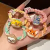 Etiqueta de Tela de Dibujos Animados Zootopia Judy Nick Goma para el Cabello para Niñas Alta Elasticidad Banda Retorcida para el Cabello Cuerda Versátil para el Cabello