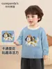 Ropa infantil Kaka Panda, suéter de cuello redondo para niños, ropa de invierno para niñas, top de invierno para bebés y niños pequeños, ropa de otoño e invierno