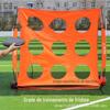 Frisbee Jiugongge Lançamento Treinamento Malha Alvo Jogo ao ar livre Props Ultimate Frisbee Rebound Net Target Mesh