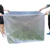 Bolsa de Fondo Cuadrado Bolsa Cuadrada de PE Máquina Grande a Prueba de Polvo y Humedad Estéreo Cuadrados Planos Bolsa de Fondo Transparente Extra Grande Bolsa de PE a Prueba de Polvo