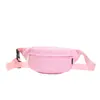 Bolsa Transversal para Mulheres 2025 Nova Bolsa Letra Esportiva Ins Tendência Cor Pura Bolsa de Peito Outono e Inverno Feminina Bolsa Pequena de Cintura Corrida