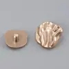 Botones Irregulares de Plástico Imitación Metal con Forma, Botones con Forma para Suéter Abrigo Chaqueta de Cuero, Botones Decorativos para Abrigo Cortavientos