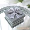 Caja de dulces creativa para dama de honor de boda, caja de regalo de maquillaje de belleza, caja de regalo de lápiz labial, caja vacía, caja de regalo de terciopelo gris
