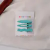Presilha de Cabelo Colorida com Bolinhas Estilo Coreano, Novo Modelo para Meninas, Presilha Bico de Pato para Franja Lateral, Acessório de Cabelo Simples e Versátil